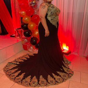 Plus size ball gown
